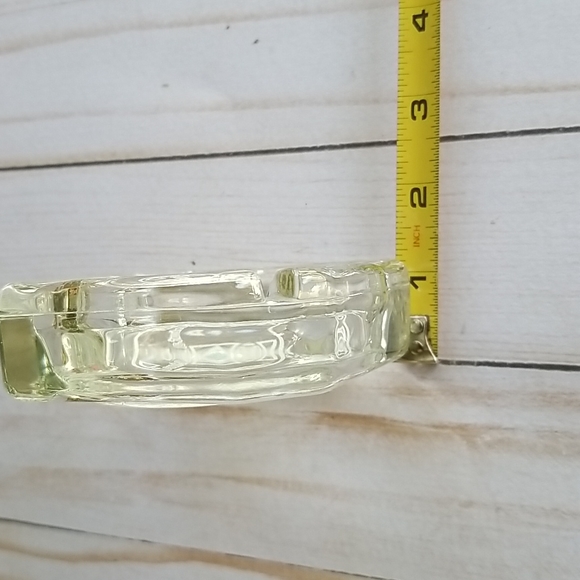 Vintage Santa fe ashtray clear glass - Picture 4 of 6